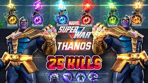 MARVEL SUPER WAR - THANOS - 25 kills killing moments montage GAMEPLAY 塔诺斯 -【 Marvel Super War 漫威超級戰爭 】 Bow before him! Nemesis of Super Heroes, Thanos (Class: Fighter) arrives to overpower all who oppose him in MARVEL Super War! Join your friends and fight to defeat this universal menace! Click the 🔔 for latest videos! Designer by Day Gamer by night http://www.lemongraphic.design 👍 Liked and ❤️ comments if you like this video :) 😊 About Marvelsuperwar Marvel's first MOBA game on mobile! Marve