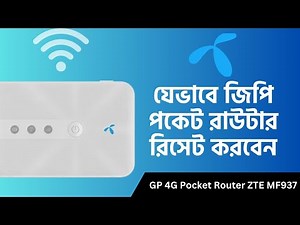 How to Reset GP 4G Pocket Router ZTE MF937 | Easy Tutorial
