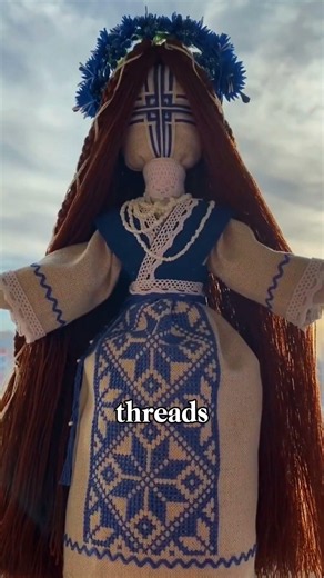 The secret of Ukrainian faceless dolls 🇺🇦✨#shorts