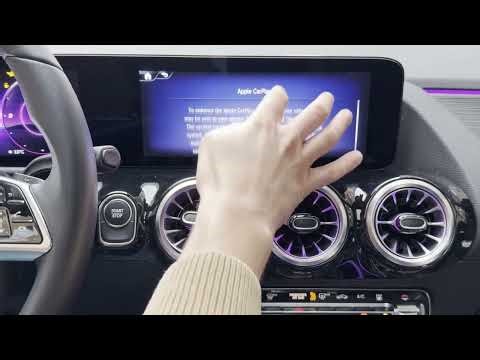 Comment connecter un téléphone à une Mercedes EQA — Bluetooth et Apple CarPlay