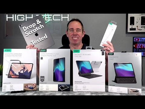 iPad Pro 13in Cases & Screen Protectors by ESR - Drop & Scratch Test
