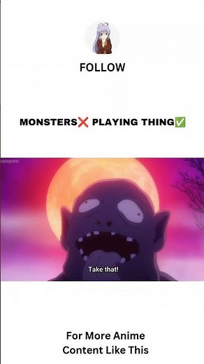 She Is Using Monsters As Play Thing #anime #demonkingsdaughteristookind