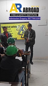 Toolbox Talk (TBT) Practice Class | Safety Students Training | Electrical Safety | Arshad Jamil | Md Fareed | Admission Enquiry 8677993295 #safetyofficercourse #fireandsafety #jobs #safetytraining #safetyofficer | A.R. Abroad Fire & Safety Institute