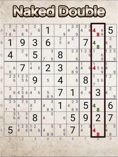 Naked Double | Sudoku | Hindi