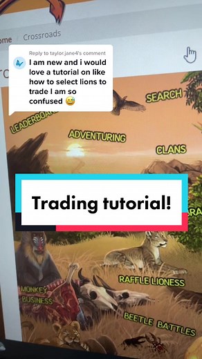 Reply to @taylor.jane4 trading tutorial finally, sorry its so late #lioden #lion #liodentok #fyp #liodengame #liodenlions #liodenhelp #liodentrades #liodenmutations #liodencubs