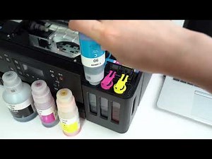 캐논 무한잉크 프린터 G6090 잉크 리필 방법