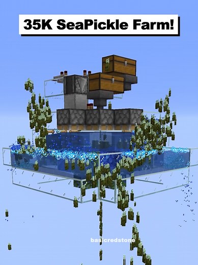 Best Sea Pickle Farm for FyreSMP Minecraft