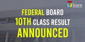 10th Class Result Federal Board | Federal Board Result