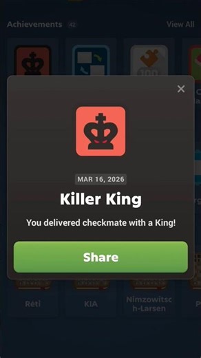 I Got a Checkmate with King|How to get Killer King Achievement|#chess |#ajedrez|‪@MysteryGamerzERA‬