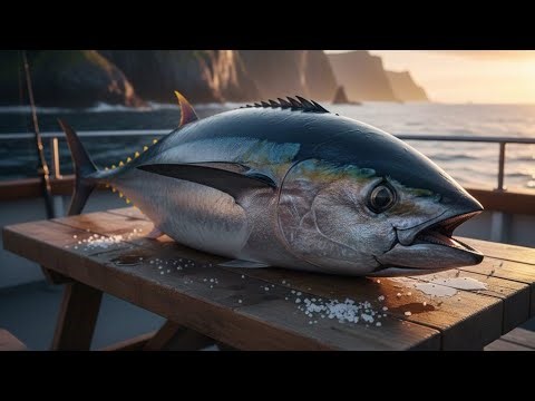 Skills for super cutting yellowfin tuna