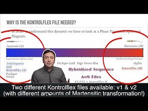 KontrolFlex File: Martensitic Files vs. Austenitic Files