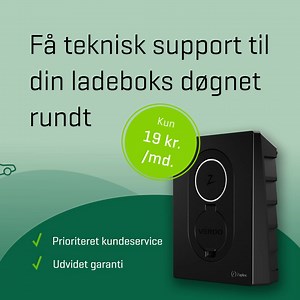 Vælg en ladeudbyder, der har din ryg. Med Verdo's serviceaftale får du hurtig teknisk support, udvidet garanti så længe du har en serviceaftale og prioriteret kundeservice. Vores kundeservice i tal: 📞 Besvarer i gns. opkald inden for 5 min. 📧 Mails besvares typisk inden for 24 timer på hverdage. ⭐ Har en tilfredshedsscore på 9/10 i år. | Verdo
