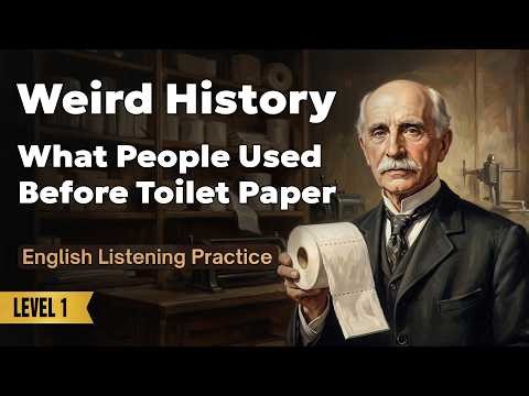 Weird History: What People Used Before Toilet Paper | Storytelling In English