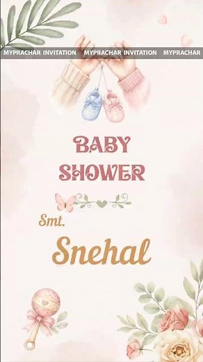 Envelope Baby Shower Invitation – Unfold the Joy of a New Beginning