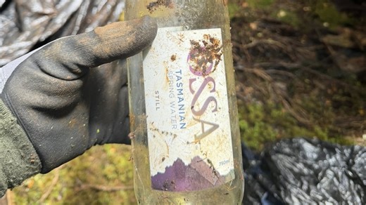 Celine Cremer search in Tasmanian bushland uncovers water bottle, garbage bag