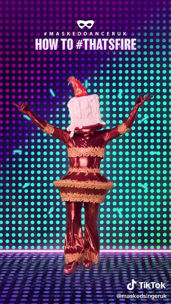 🎭👀 This Dance move is too HOT to CANDLE! 🕯🔥 #ThatsFire #MaskedDancerUK #DanceOff