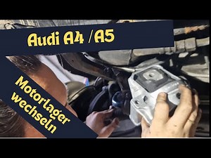 Changing engine mounts on the Audi A5