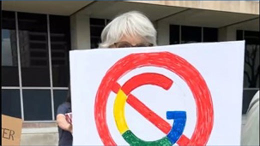Protestors rally against proposed AI data center in Little Rock