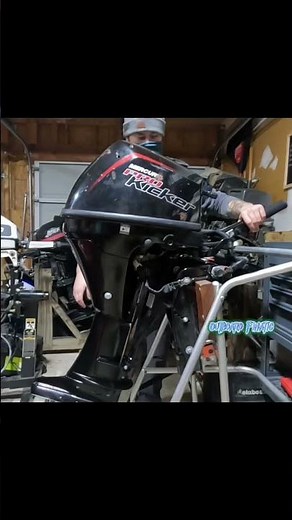 Mercury 9.9 pro kicker lower unit removal