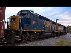 CSX Local Freight Train B708 with Caboose
