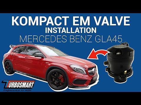BOV INSTALL: MERCEDES BENZ GLA45 2016 Dual Port Blow-Off Valve VR2 (P/N TS-0223-1066)