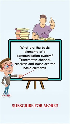 elements of communication systems? #TelecomBasics #ETCStudents #EngineeringEducation #TechShorts