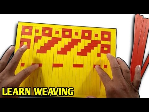 Beginner Paper Weaving Tutorial | How to Weave Paper Step by Step