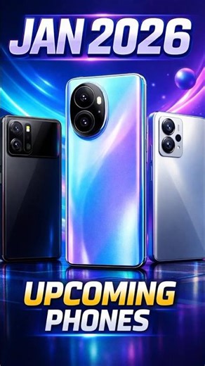 January 2026 Upcoming Phones 🔥 POCO M8, Realme 16 Pro, Redmi Note 15 | New Year Tech #techshorts
