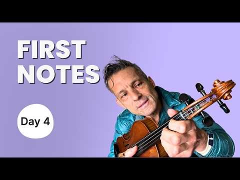Your First Notes in Tune on the Violin