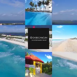 80K views · 1.6K reactions | Located in the heart of the Cancun's Hotel Zone, Grand Oasis Cancun provides an all-inclusive vacation retreat for adults and children alike as it sits on a gorgeous sandy beach and overlooks turquoise ocean waters! | Apple Vacations | Facebook