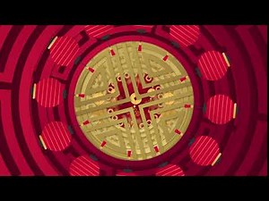 喜庆新春春节开场动画特效素材背景视频