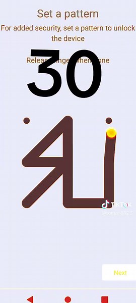 Set a Pattern to Unlock Device - Android Pattern Lock Guide