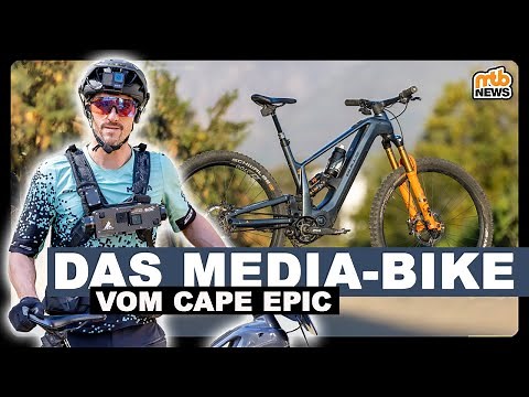 The furious Cape Epic reporter: Stefan Sahm's Bulls Vuca Evo AM2 Media E-Bike in check