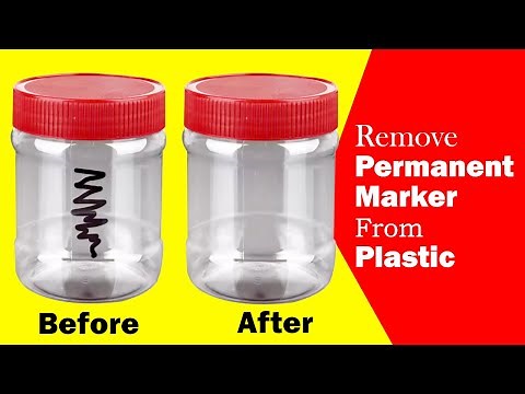 5 simple ways to remove permanent marker from plastic