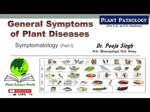 General Dystem of Plant Diseases (Symptomatology, Part-1)