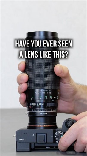 The Weirdest Zoom Lens Ever Made
