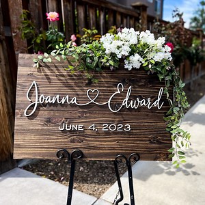 Custom 3D Wedding Welcome Sign: Personalized Wood Decor - Etsy