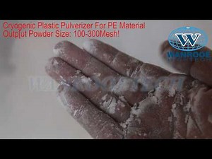 Cryogenic Plastic Pulverizer,Cryogenic Plastic Mill,PE Plastic Milling Machine, Freezing Pulverizer