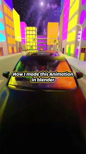 How I made this BLENDER animation ✨️ #blender #animation #shortsfeed #tutorial