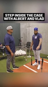 151K views · 1.6K reactions | Step inside the cage with Albert Pujols and Vladimir Guerrero Jr.! During this past year's All-Star break, the @Toronto Blue Jays superstar walked us through his tee routine and the different progressions he uses to get ready for a game  | MLB Network | Facebook