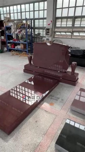 India Red Granite Companion Monument