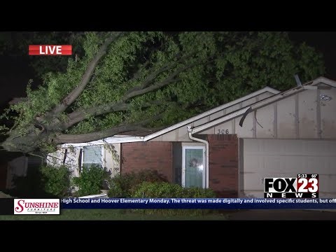 FOX23 tracking weather damage in Muskogee