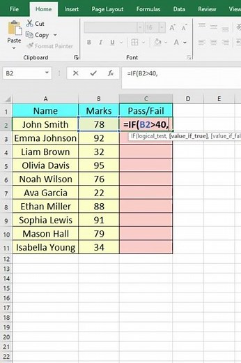 How to Use IF Function in Excel | Quick Guide #excel #statisticaldata #datascience #exceltips
