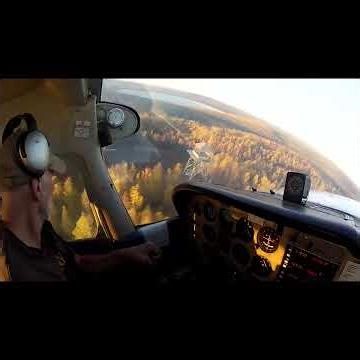 Cessna 172 bush flying in Alaska, just out having some fun with the best pilot ever
