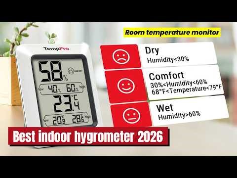 Digital Hygrometer Review | Indoor Thermometer & Humidity Gauge with Comfort Indicator