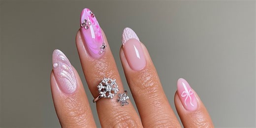 20 Holiday Gel Nail Ideas Packed With Polished Personality
