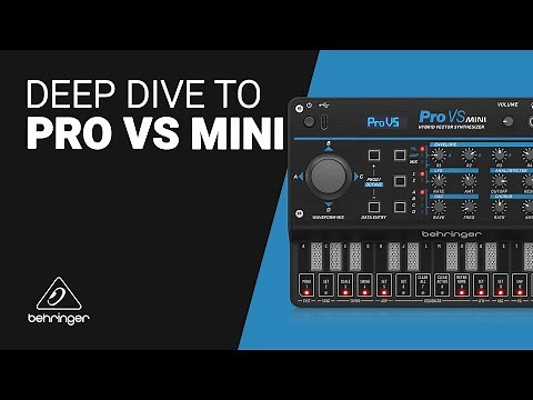 Behringer PRO VS MIN the complete Deep Dive guide tutorial.