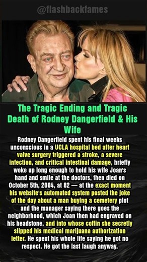 The Tragic Ending and Tragic Death of Rodney Dangerfield & His Wife #shorts