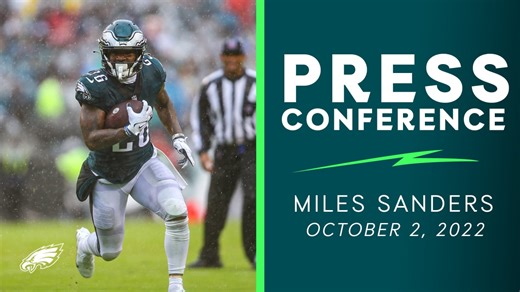 Press Conference: Miles Sanders | October 2, 2022