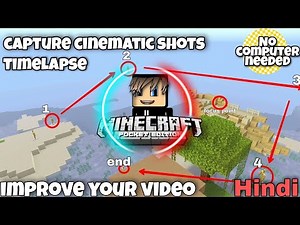 How to make time lapse video in Minecraft PE/bedrock